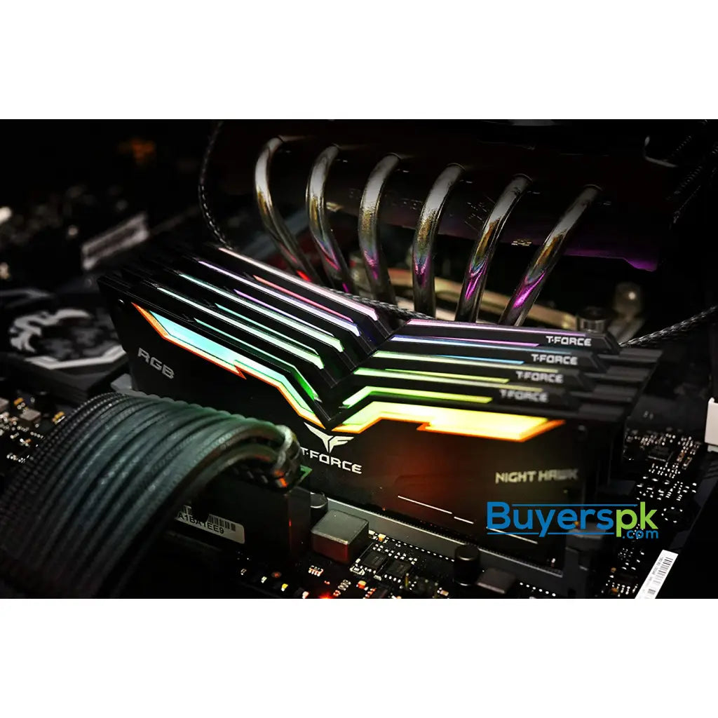 Teamgroup T-force Nighthawk Rgb Ddr4 3200mhz 16gb (8gbx2) (tf1d416g3200hc16cdc01) Ram - RAM Price in Pakistan Teamgroup T-force Nighthawk Rgb Ddr4 3200mhz 16gb (8gbx2) (tf1d416g3200hc16cdc01) Ram - RAM Price in Pakistan